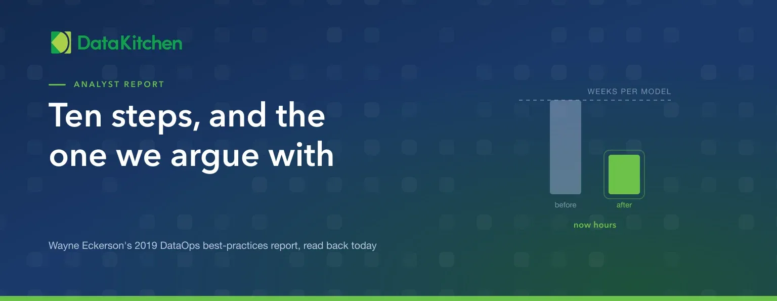 Best Practices in DataOps: The Full Eckerson Group Report, and the One Step We Argue With