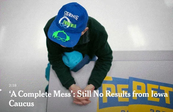 Iowa Caucuses, do your DataOps