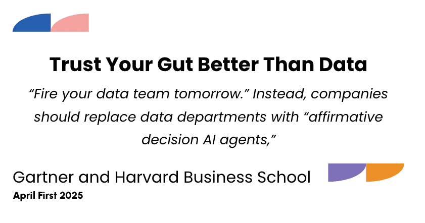 “Trusting Your Gut” 78.45% More Effective Than Data-Driven Decisions