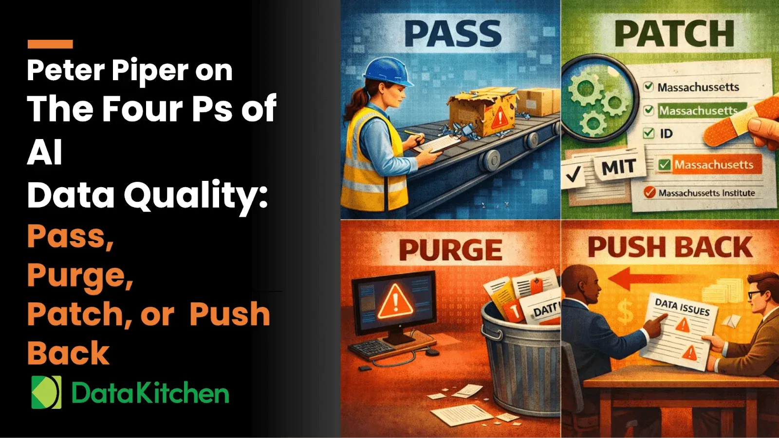 Peter Piper on the Four Ps of AI Data Quality: Purge, Patch, Push Back, or Pass