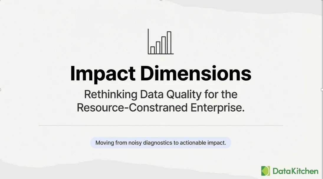 Impact Dimensions Cure A Data Quality Blind Spot