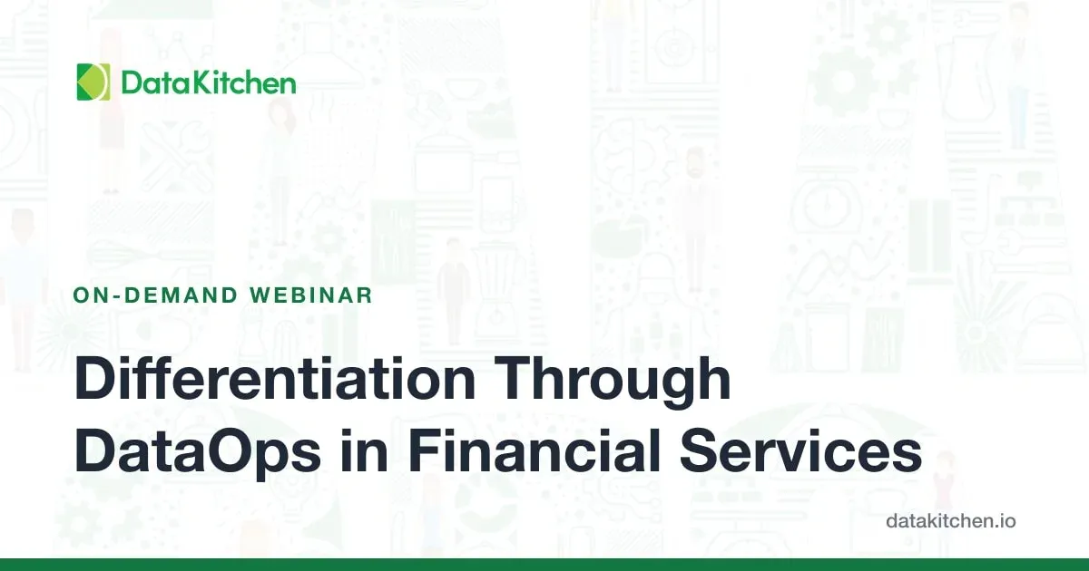 Differentiation Through DataOps in Financial Services