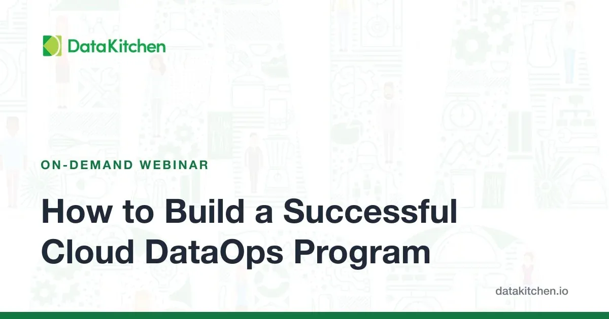 How to Build a Successful Cloud DataOps Program