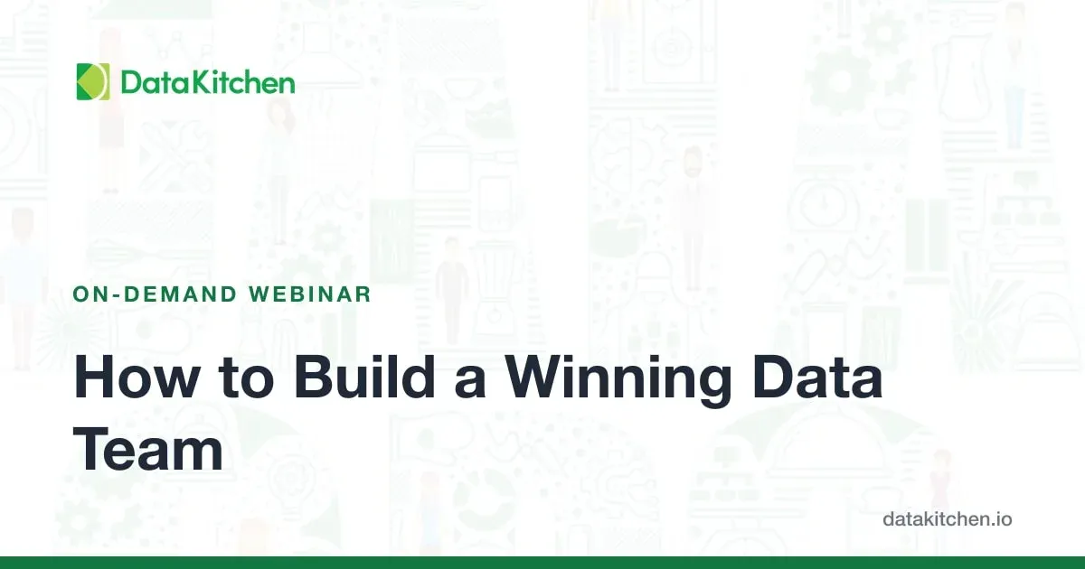 How to Build a Winning Data Team