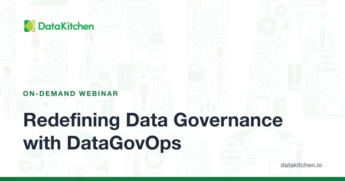 Redefining Data Governance with DataGovOps