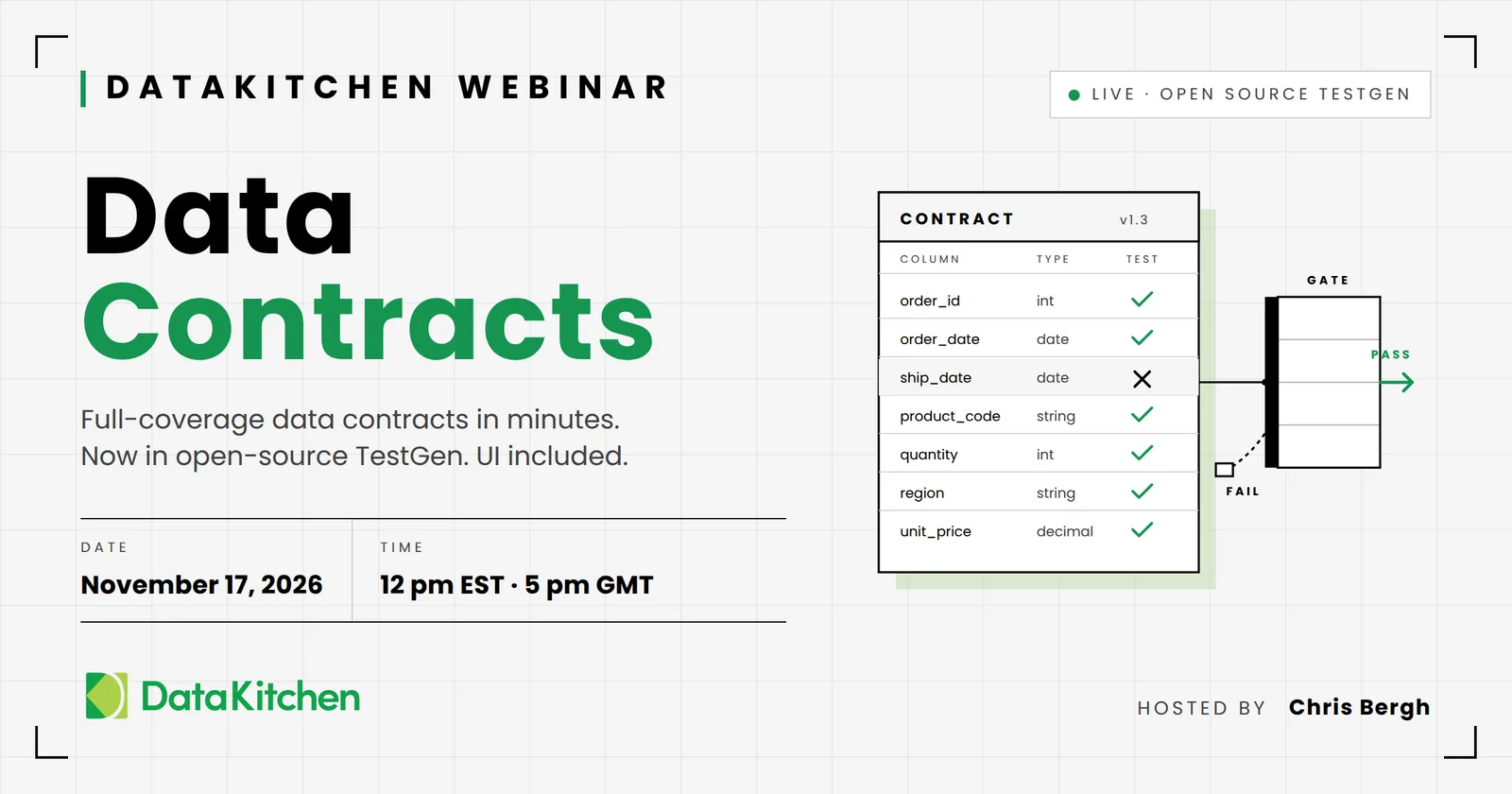 Webinar: Data Contracts