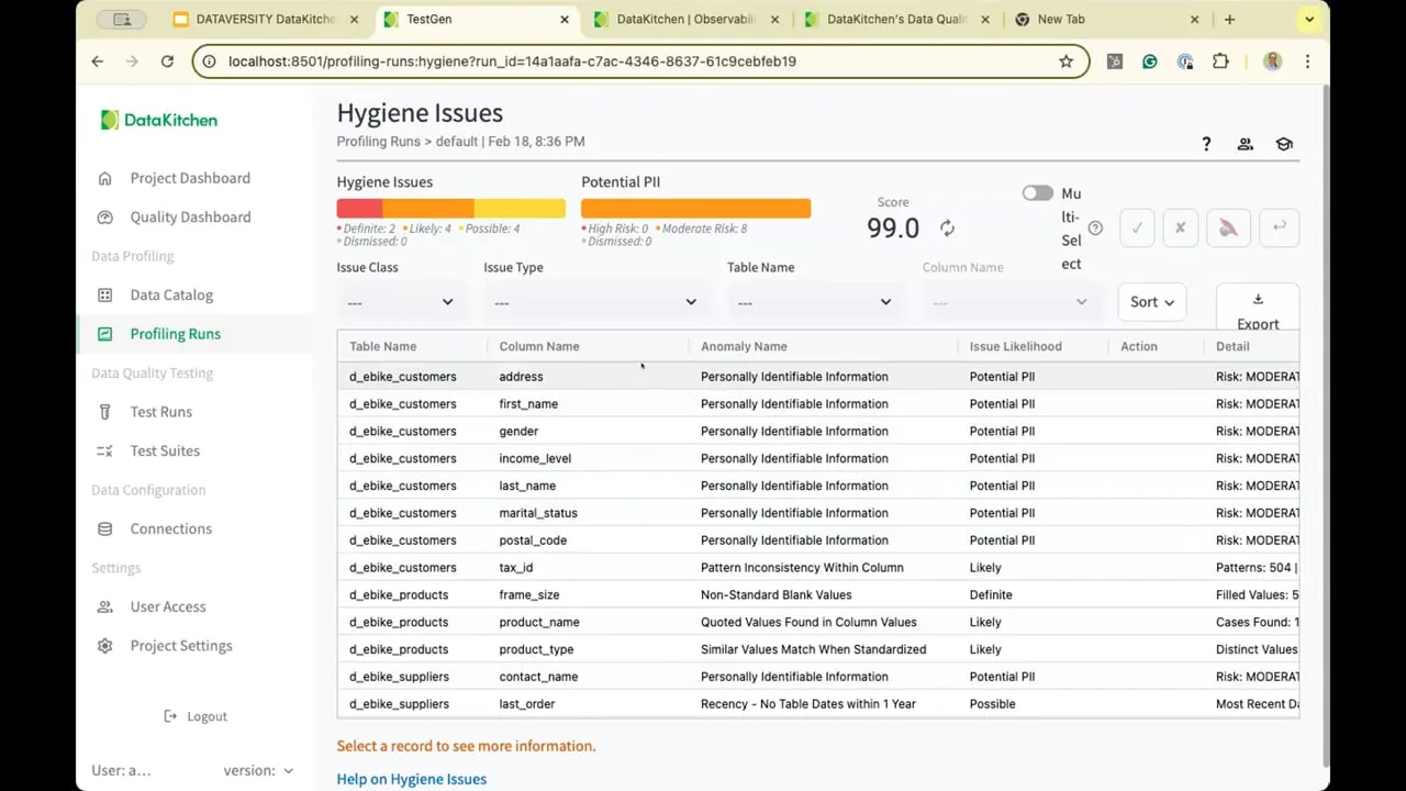 DATAVERSITY Demo Day: Data Quality with TestGen and Observability