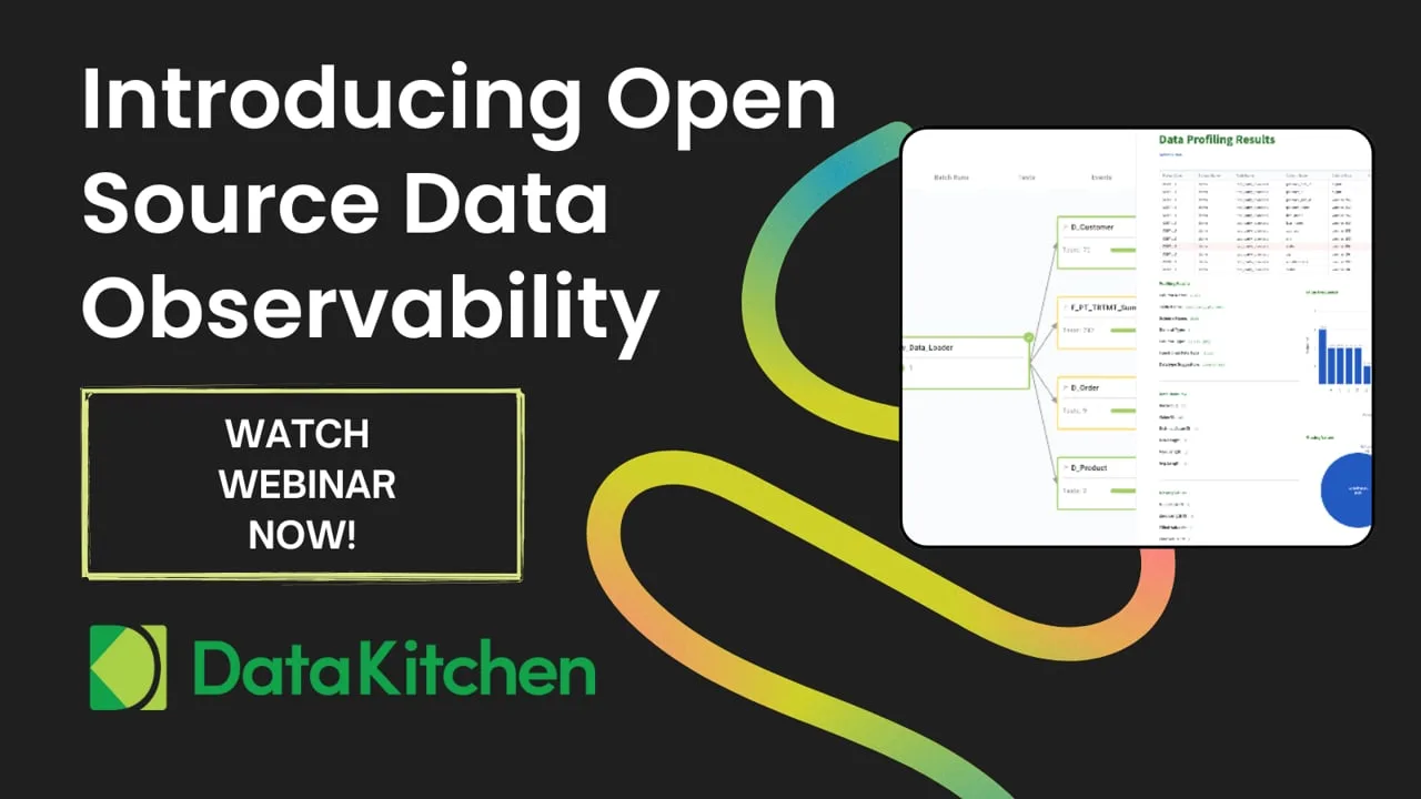 Introducing Open Source Data Observability