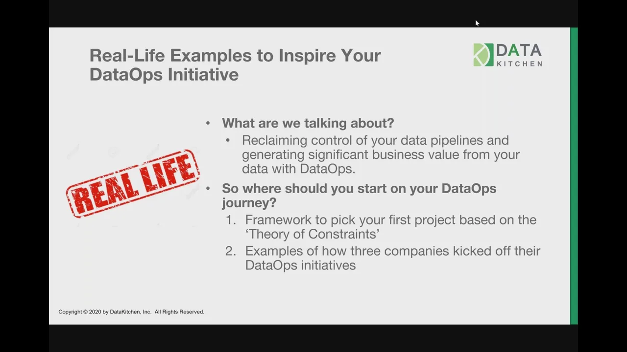 Real-Life Examples to Inspire Your DataOps Initiative