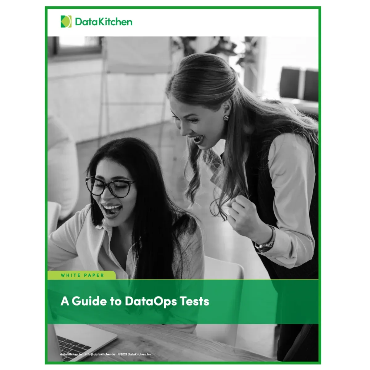 Cover of the A Guide to DataOps Tests white paper