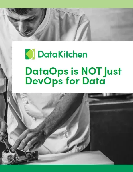 Cover of the DataOps Is Not Just DevOps for Data white paper