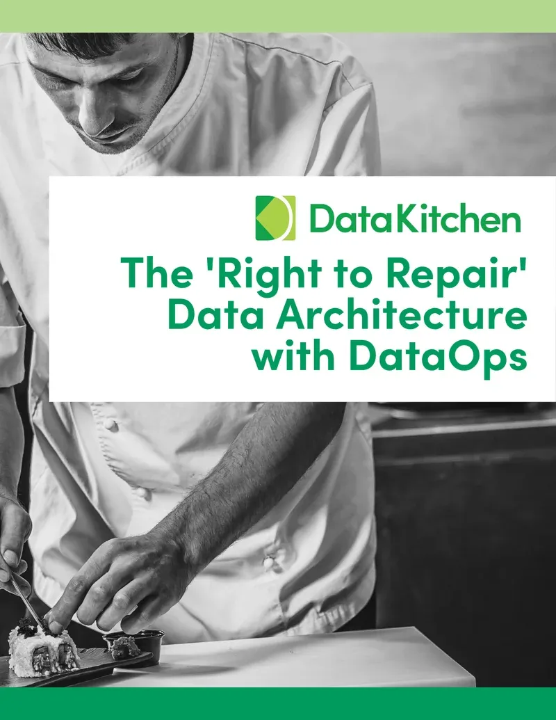 Cover of the The 'Right to Repair' Data Architecture with DataOps white paper