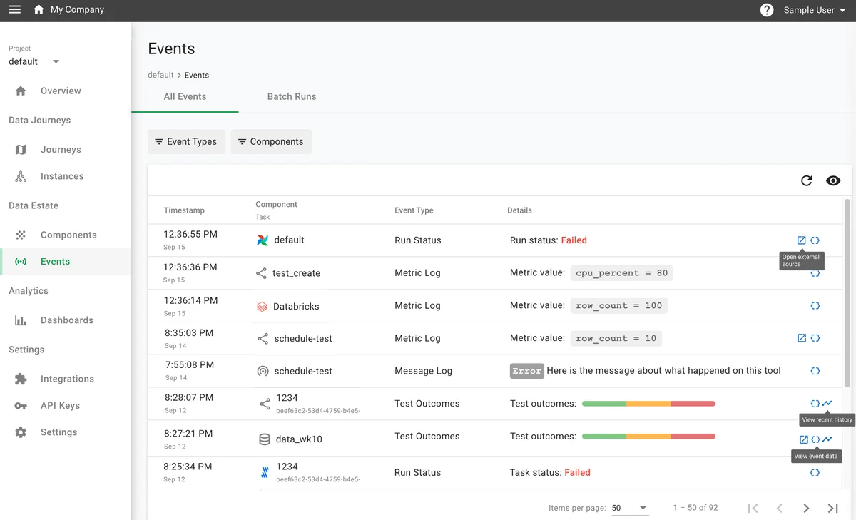 Unified Event Stream